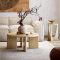Whitstone Oak Round Coffee Table from Roseland Furniture