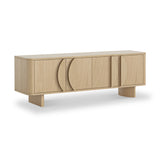 Whitstone Oak 145cm TV Unit from Roseland Furniture