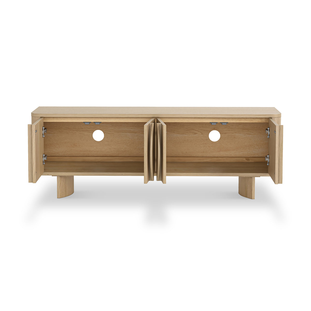 Whitstone Oak 145cm TV Unit from Roseland Furniture