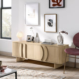 Whitstone Oak 145cm TV Unit from Roseland Furniture