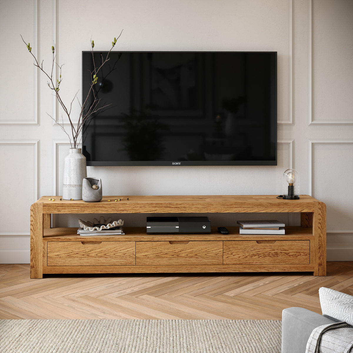 Harvey 195cm TV Stand from Roseland Furniture