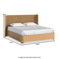 Shorwell Oak Slatted Super King Bed from Roseland Furniture