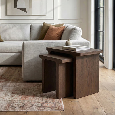 Mylor Oak Nest of Tables