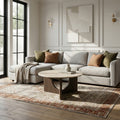 Mylor Travertine Top Coffee Table from Roseland Furniture