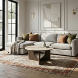 Mylor Travertine Top Coffee Table from Roseland Furniture