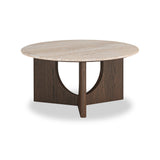 Mylor Travertine Top Coffee Table from Roseland Furniture