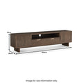 Mylor Oak 200cm TV Unit from Roseland Furniture