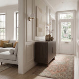 Mylor Oak 2 Door Shoe Storage Unit from Roseland Furniture