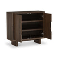 Mylor Oak 2 Door Shoe Storage Unit from Roseland Furniture