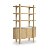 Nyssa Marble Top Bookcase from Roseland Furniture