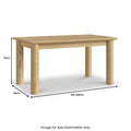 Nyssa 150 200cm Extendable Dining Table from Roseland Furniture