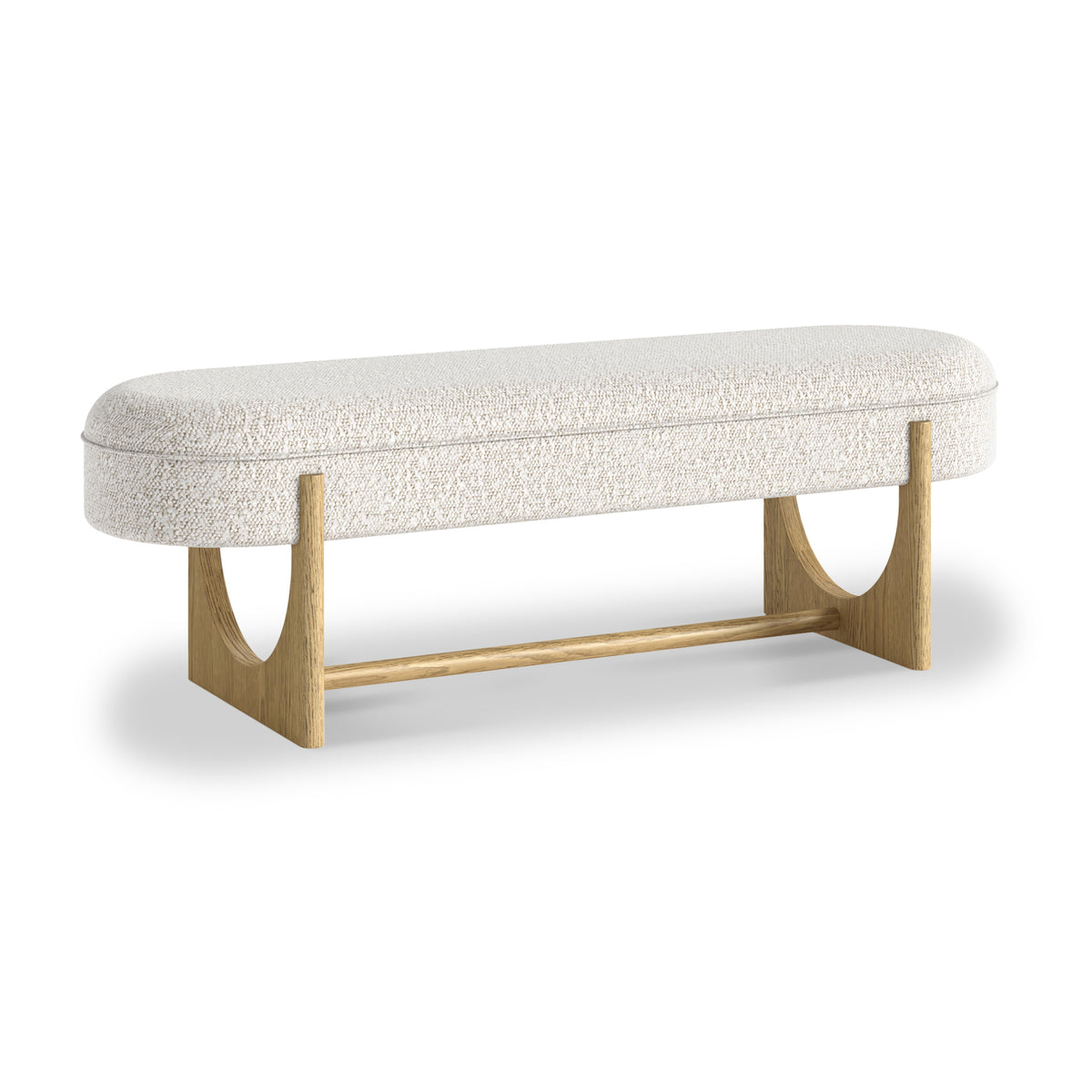 Nyssa Boucle 150cm Dining Bench from Roseland Furniture