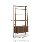 Shorwell Bookcase Dark Stain from Roseland Furniture