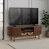 Shorwell TV Unit Dark Stain from Roseland Furniture