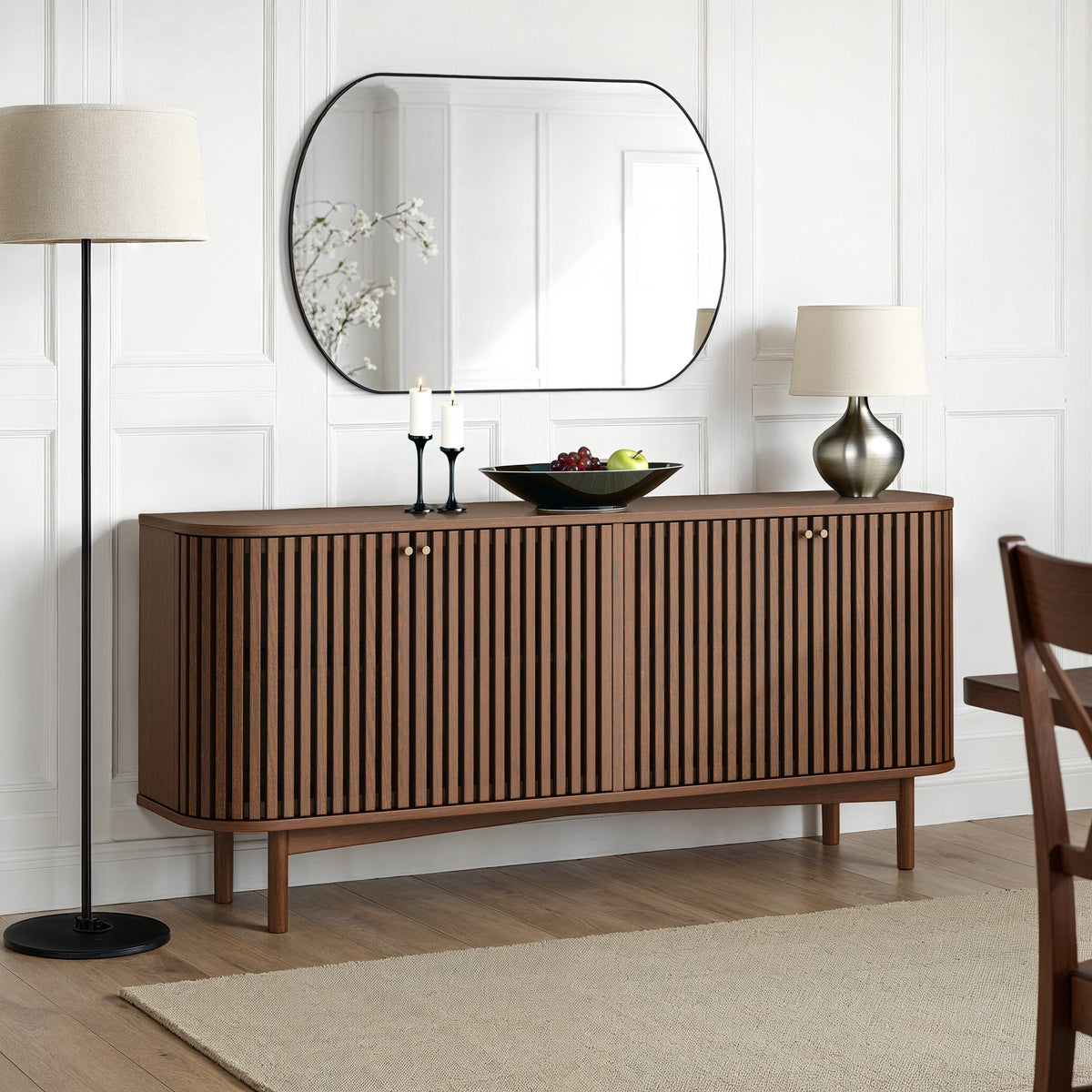 Shorwell Large Sideboard Dark Stain from Roseland Furniture