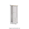 Penzance Single Multi Storage Unit Grey from Roseland Furniture