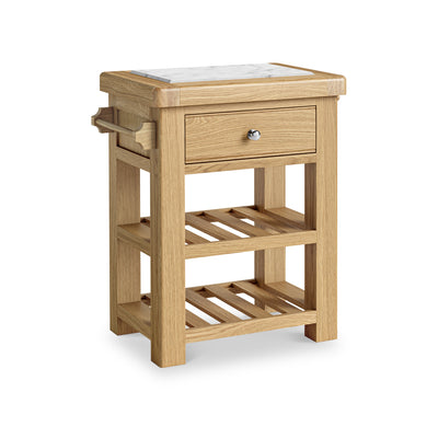 Portland Oak Small Kitchen Island