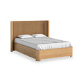 Shorwell Oak Slatted Double Bed from Roseland Furniture