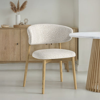 Girona Boucle Dining Chair