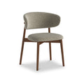 Almeria Boucle Dining Chair Green from Roseland Furniture