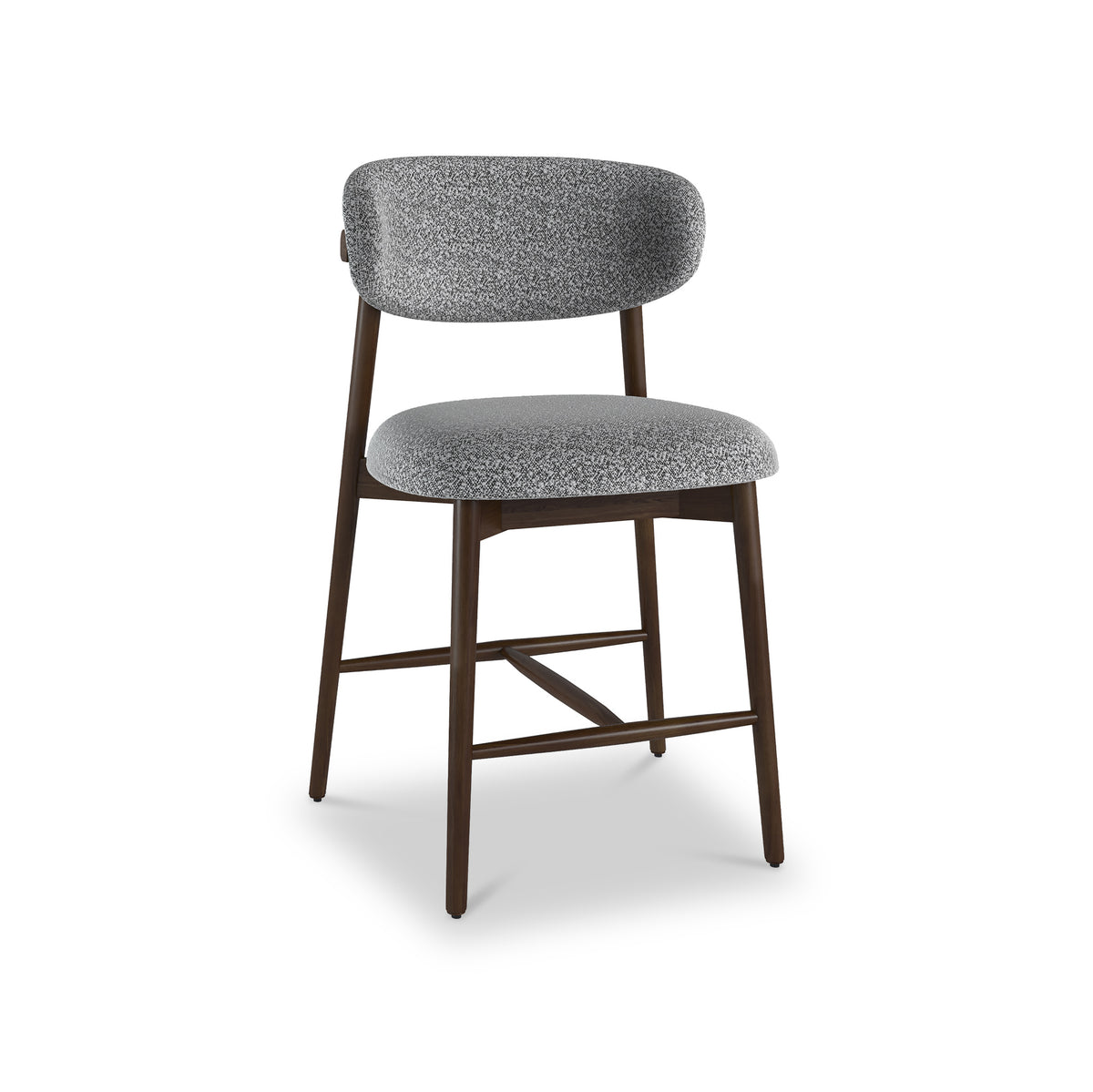Fabre Boucle Barstool Grey from Roseland Furniture