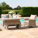 Maze Cotswold 2 Seat Sofa Rattan Dining with Rising Table