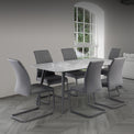 Morris Grey 160cm Sintered Stone Dining Table for dining room