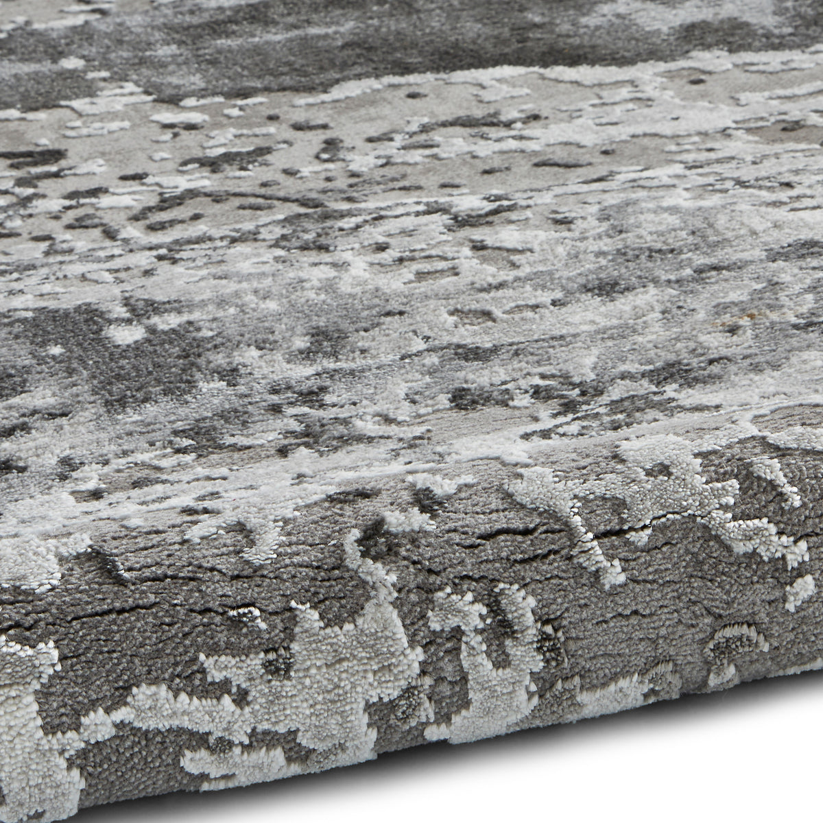 Fenway Grey Distressed Super Soft Rug