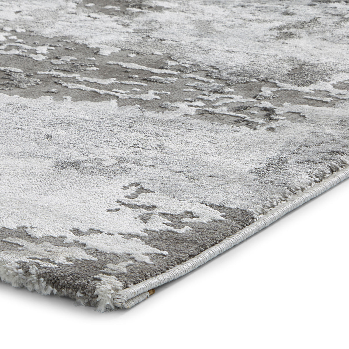Fenway Grey Distressed Super Soft Rug