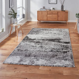 Fenway Grey Distressed Super Soft Rug for living room