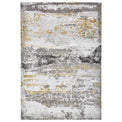 Fenway Yellow Grey Distressed Super Soft Rug from Roseland Furniture
