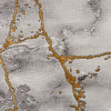 Fenway Gold Marble Effect Super Soft Rug