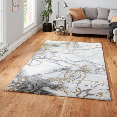 Fenway Marble Effect Super Soft Rug