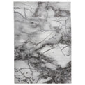 Fenway Silver Marble Effect Super Soft Rug from Roseland Furniture