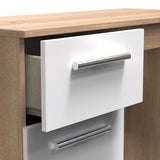 Blakely White Oak and Bardolino 3 Drawer Dressing Table  from Roseland Furniture