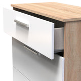 Blakely White Light Wood 3 Drawer Deep Chest from Roseland Furniture