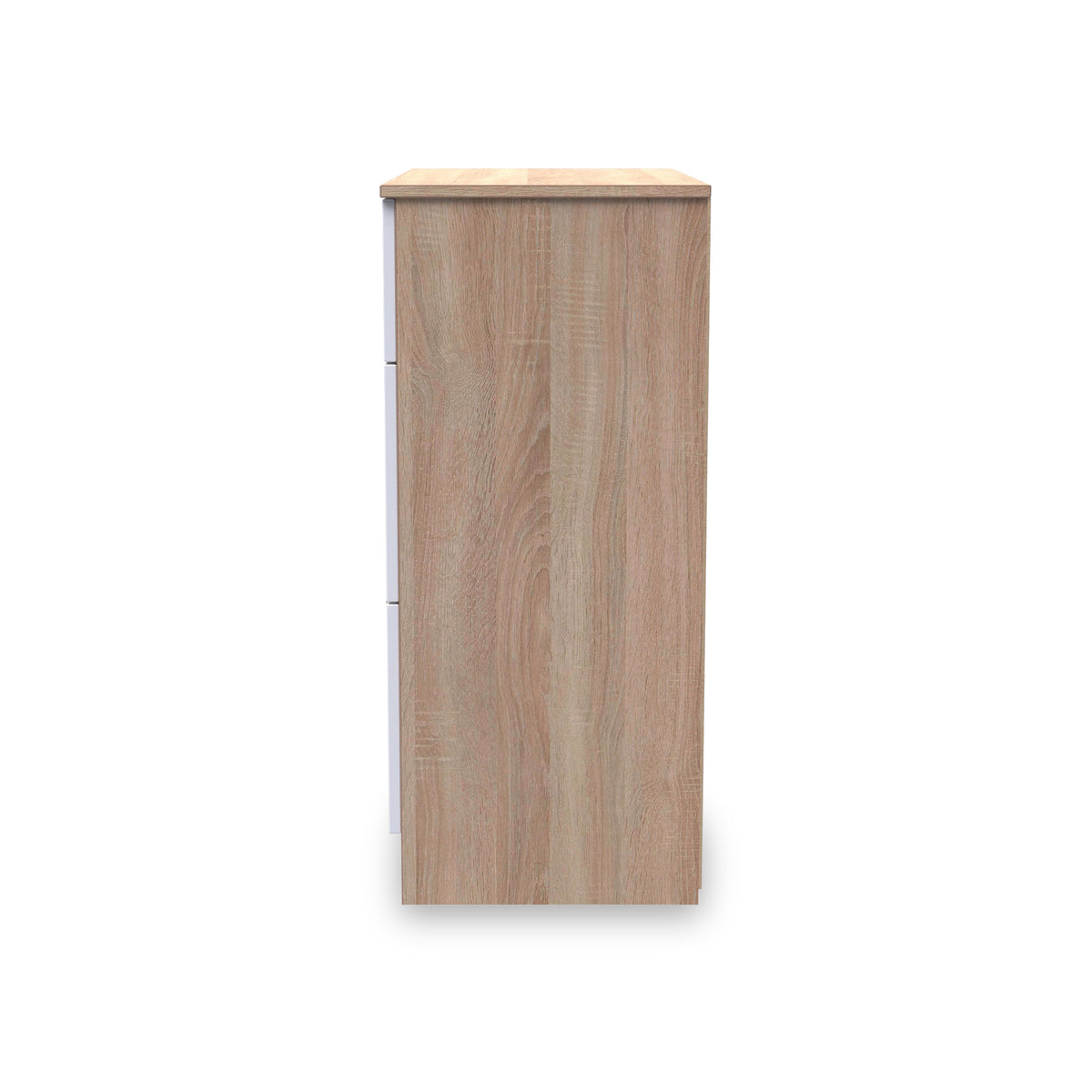 Blakely White Light Wood 3 Drawer Deep Chest from Roseland Furniture
