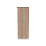 Blakely White and Light Oak 4 Drawer Deep Chest from Roseland Furniture