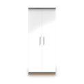 Blakely White & Light 4 Piece Bedroom Set - 2 Door Wardrobe