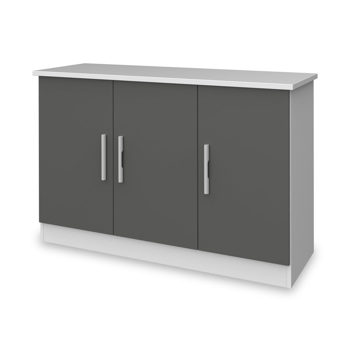 Blakely Grey and White 3 Door Sideboard from Roseland Furniture