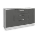 Blakely Grey and White 2 Door 3 Drawer Sideboard from Roseland Furniture