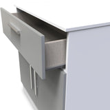 Blakely Grey and White 1 Drawer 2 Door Sideboard from Roseland Furniture