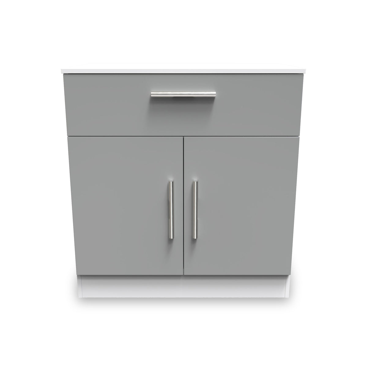 Blakely Grey and White 1 Drawer 2 Door Sideboard from Roseland Furniture