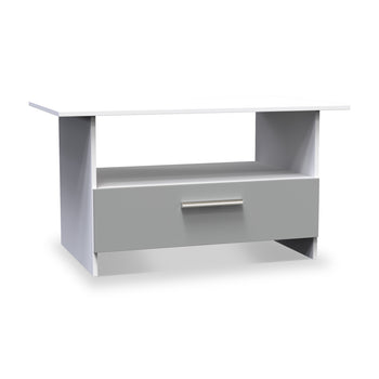 Blakely Grey and White 1 Drawer Coffee Table