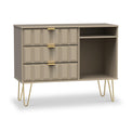 Harlow 3 Drawer TV Unit from Roseland Furniture
