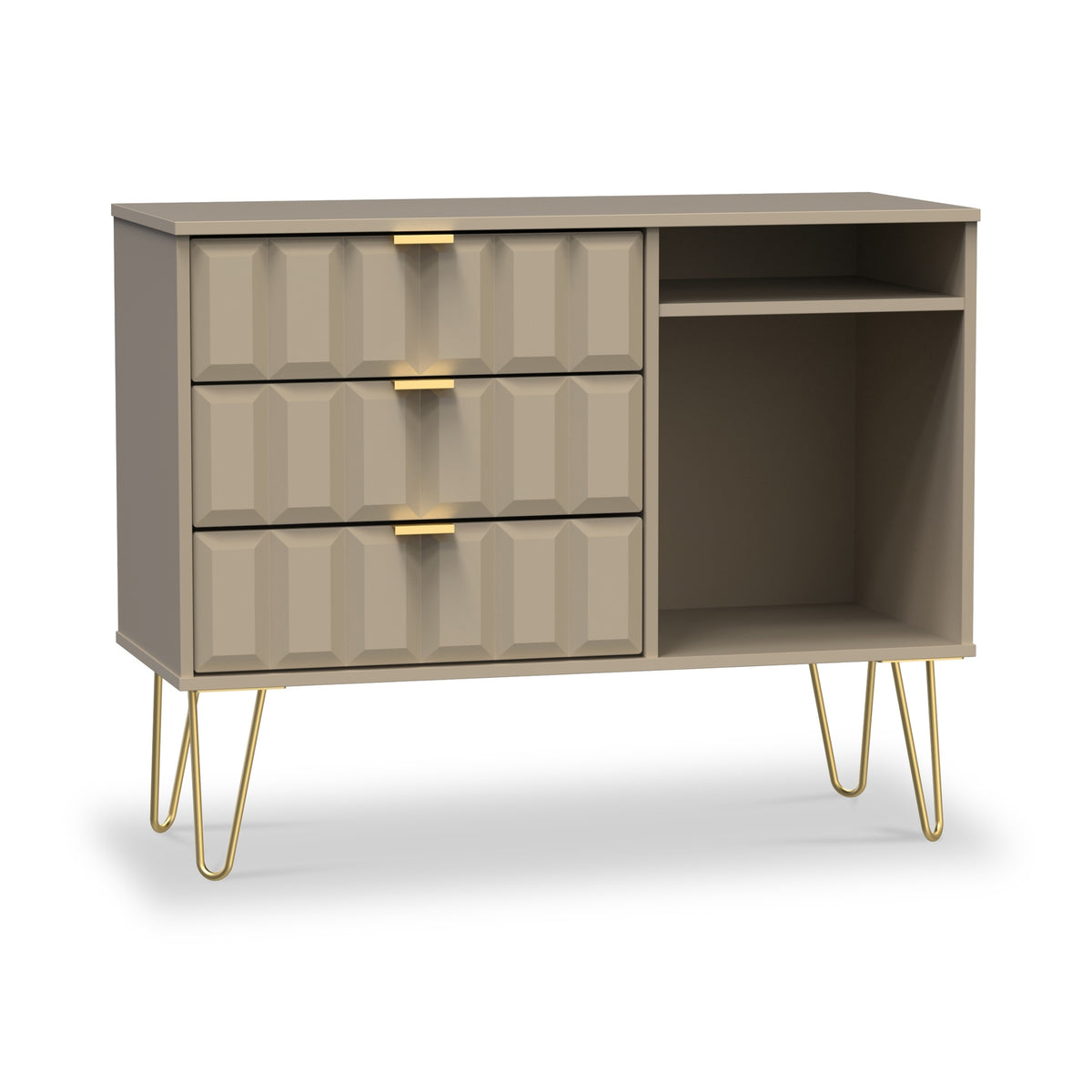 Harlow 3 Drawer TV Unit from Roseland Furniture