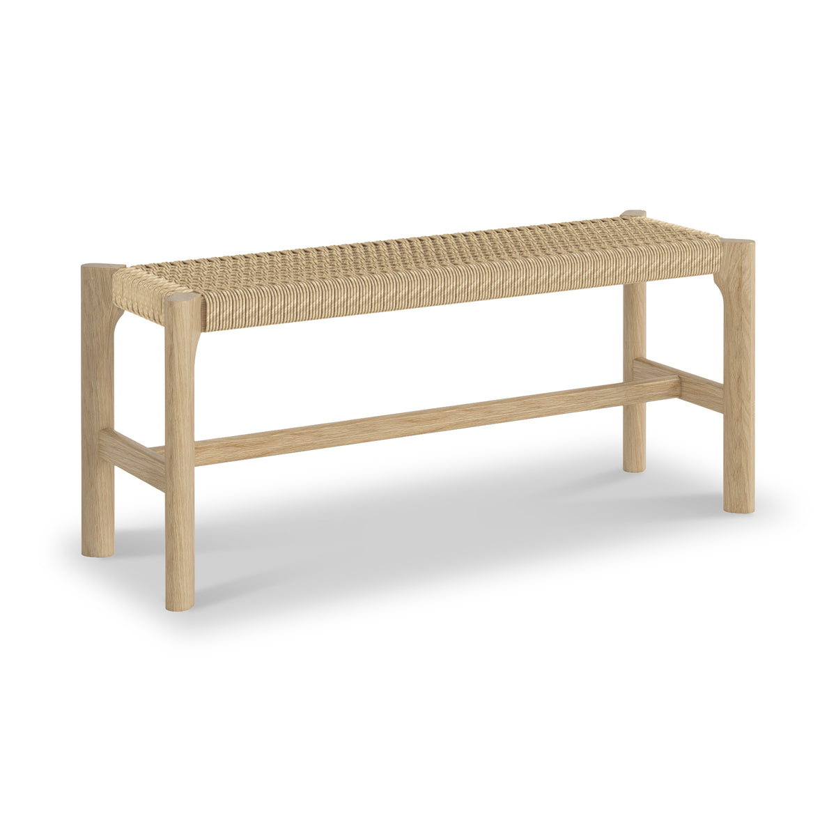 Harborough Oak 110cm Dining Bench from Roseland Furniture