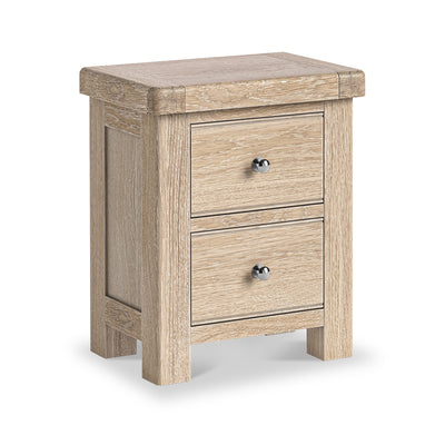 Portland Washed Oak Bedside Table