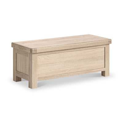 Portland Washed Oak Blanket Box