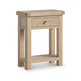 Portland Washed Oak Telephone Table from Roseland Furniture